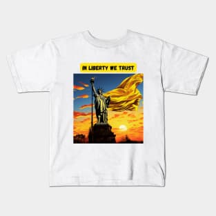 In liberty we trust Kids T-Shirt